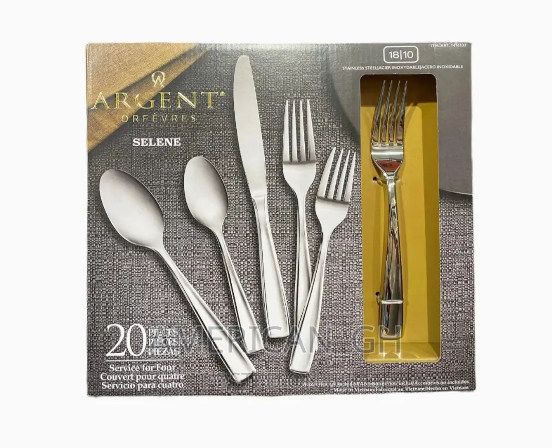 Argent Selene, 20 Piece Flatware Set | Stainless Steel