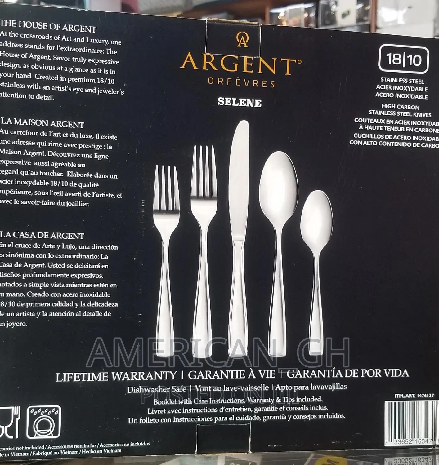 Argent Selene, 20 Piece Flatware Set | Stainless Steel