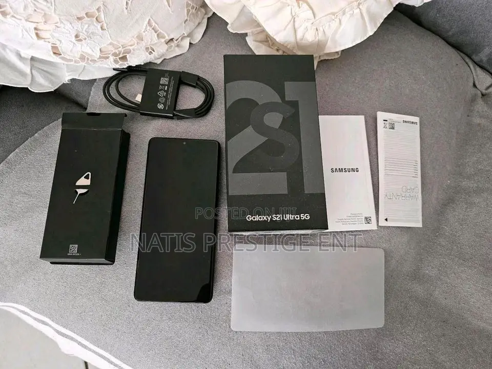 New Samsung Galaxy S21 Ultra 5G 128 GB Black