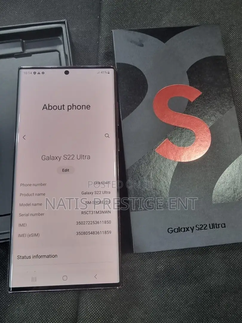 New Samsung Galaxy S21 Ultra 5G 256 GB