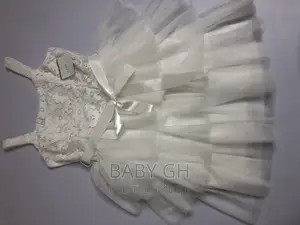 Girls White Occasion Dress