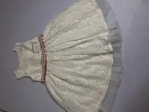 Girls White Occasion Dress