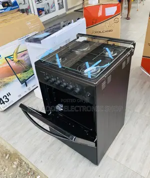 Affordable Volcano 50x50 3 Gas Burner + 1 Electric Burner