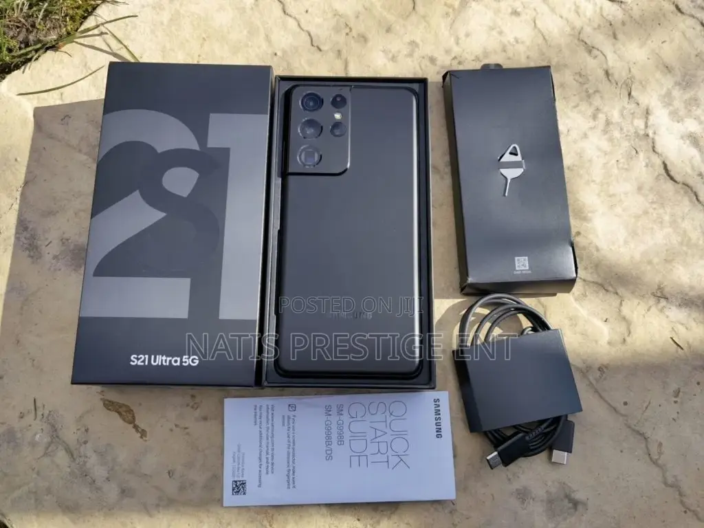 New Samsung Galaxy S21 Ultra 5G 256 GB Black