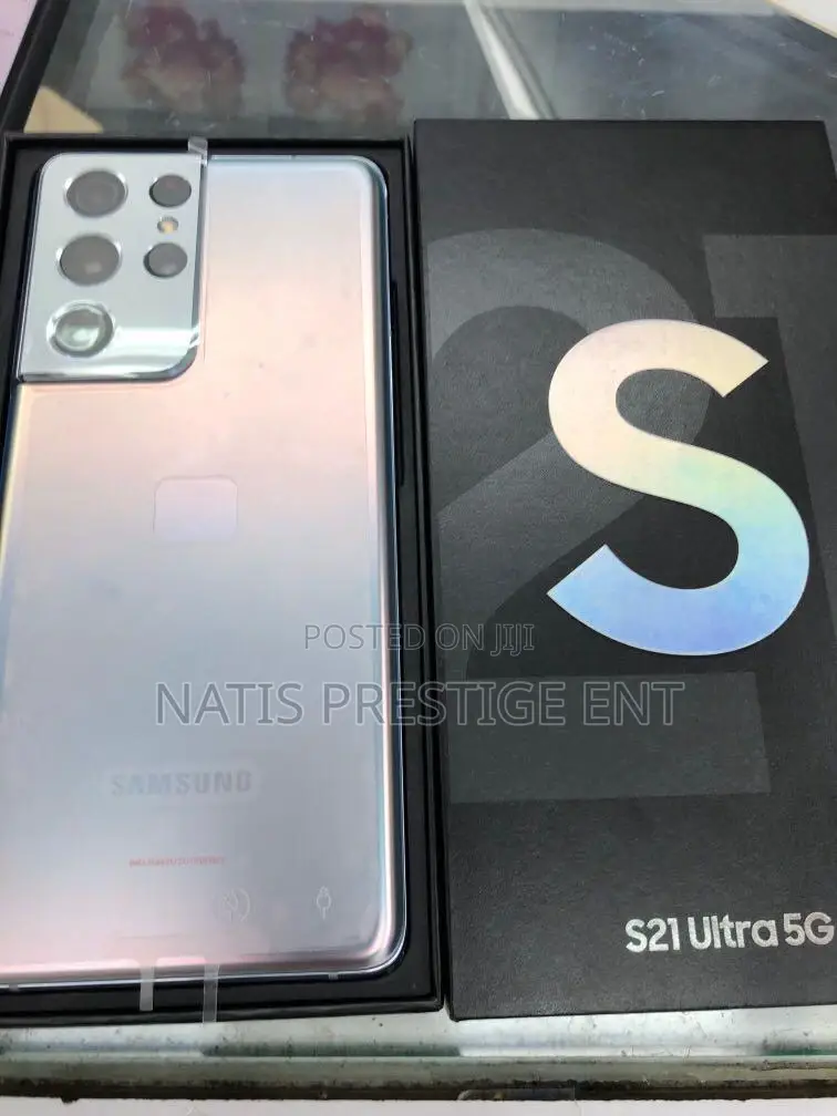 New Samsung Galaxy S21 Ultra 5G 256 GB Silver