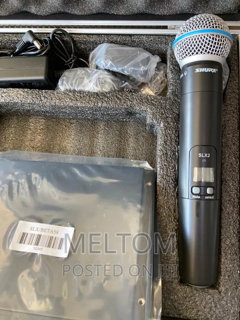Shure Slx4 1in1 Briefcased Cordless Microphone