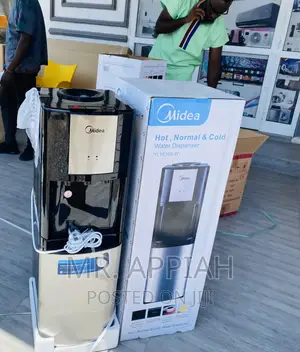 Black and Gray Midea 3 Tray Water Dispenser(Yl1638s-W).