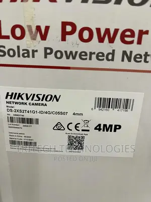Hikvision 4mp 4g Solar-Powered Security Camera