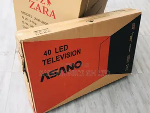 Black 40 Inches Glossy LED Digital Satellite Asano Tv