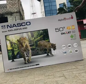 Smart 50 Inches LED Nasco  Black Electric Tv 