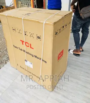 TCL 10kg Semi-Automatic Electric Washing Machine(White).