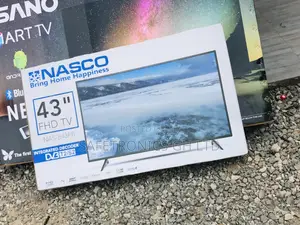 Nasco 43 Inches Glossy LED Digital Satellite Black Tv 