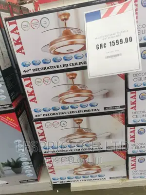 Akai 42” Foldable Fan - Fast Cooling
