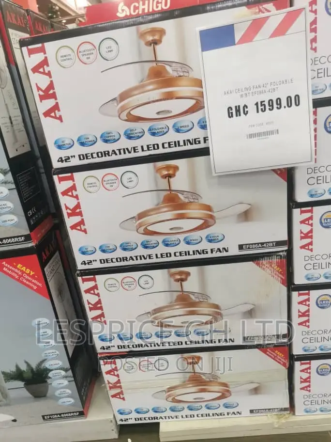Akai 42” Foldable Bluetooth Unique Fan