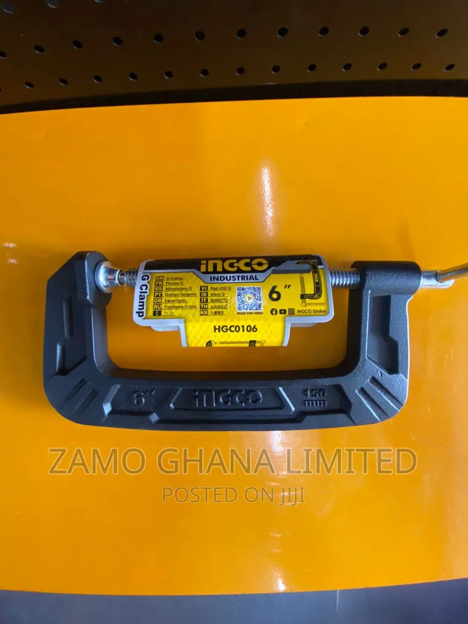 Ingco G Clamp 6" - Hgc0106