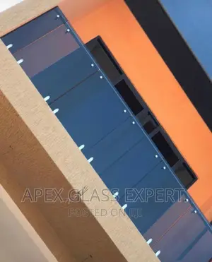 6+6mm Dark Glass Balcony Balustrade by Apex Glass Expert.