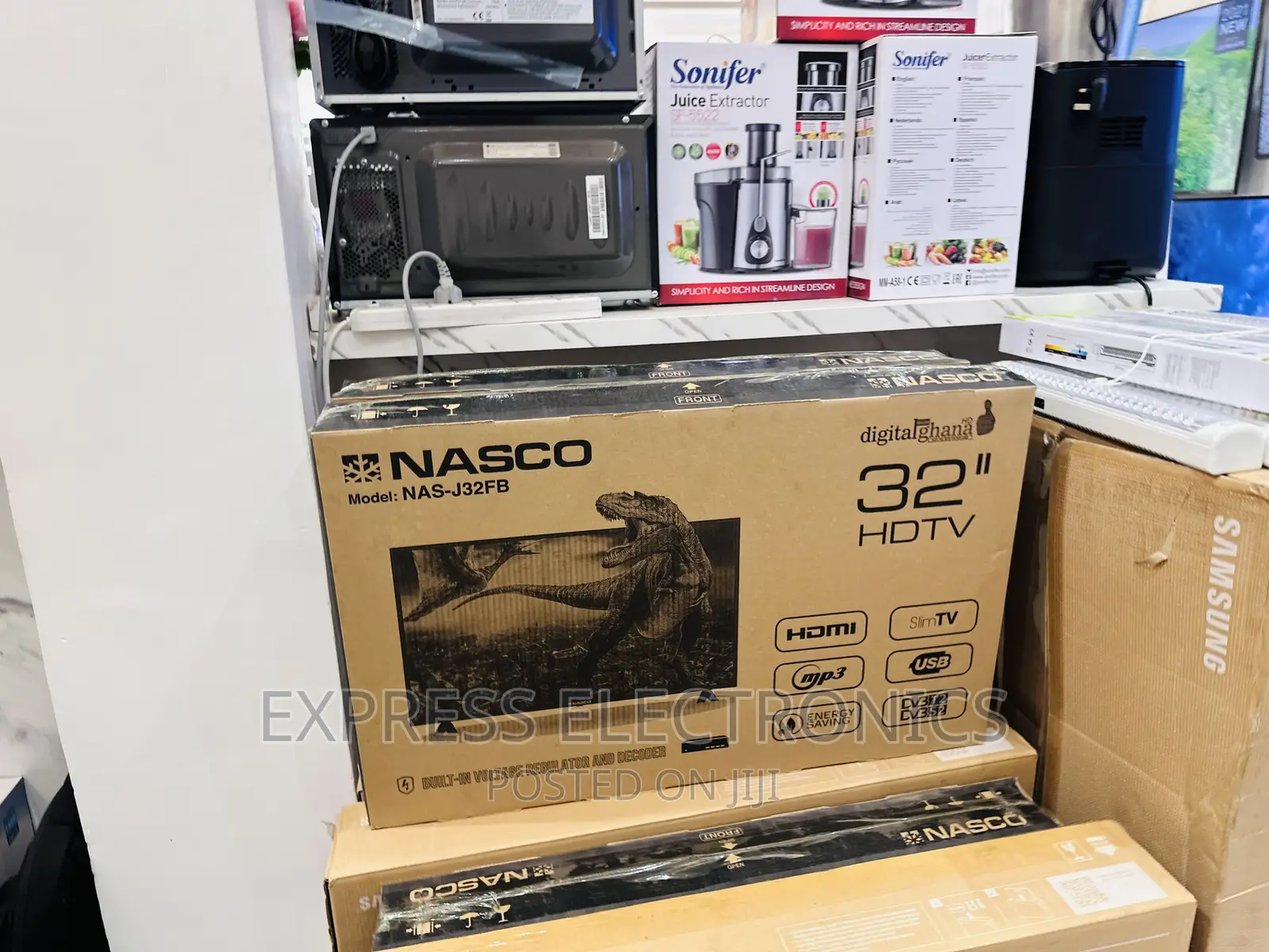 Crystal Clear FHD Satellite Digital Nasco 32”