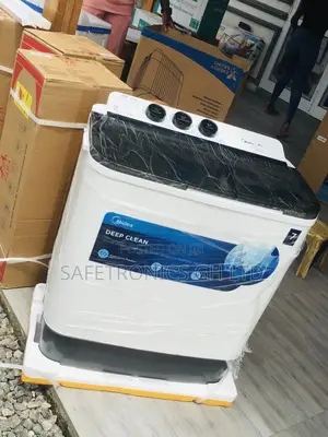 Blue/White Midea Topload 7kg Semiautomatic Washingmachine 