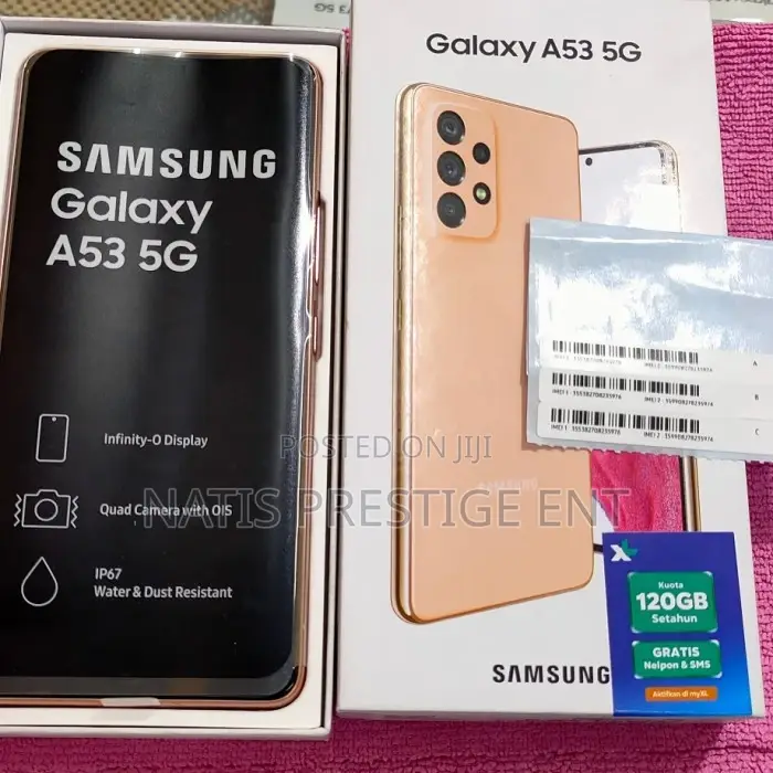 New Samsung Galaxy A53 5G 128 GB Gold