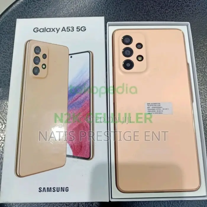 New Samsung Galaxy A53 5G 128 GB Gold