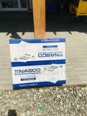 4 Gas Standing Stove Burner Nasco Reliable White 