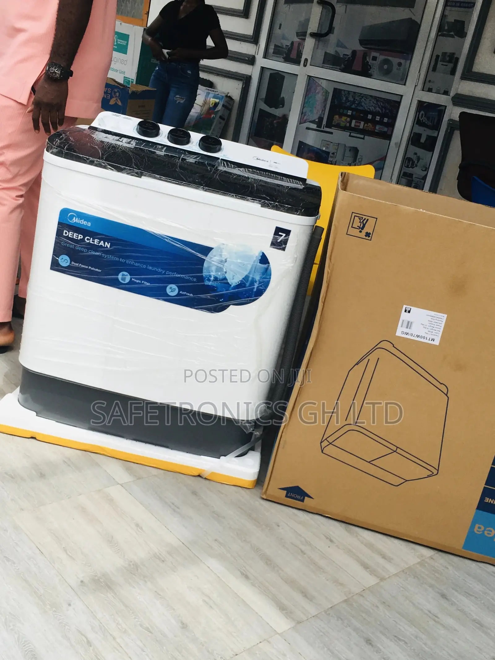 Midea  Washingmachine Topload Semiautomatic 7kg Twintub