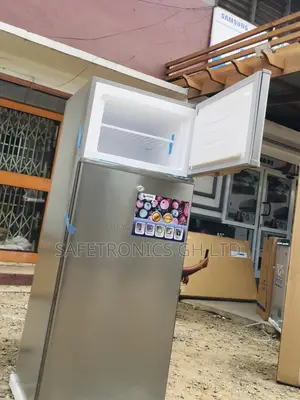 Pearl PF-250 Doubledoor Topfreezer 205L Gray Electric Fridge
