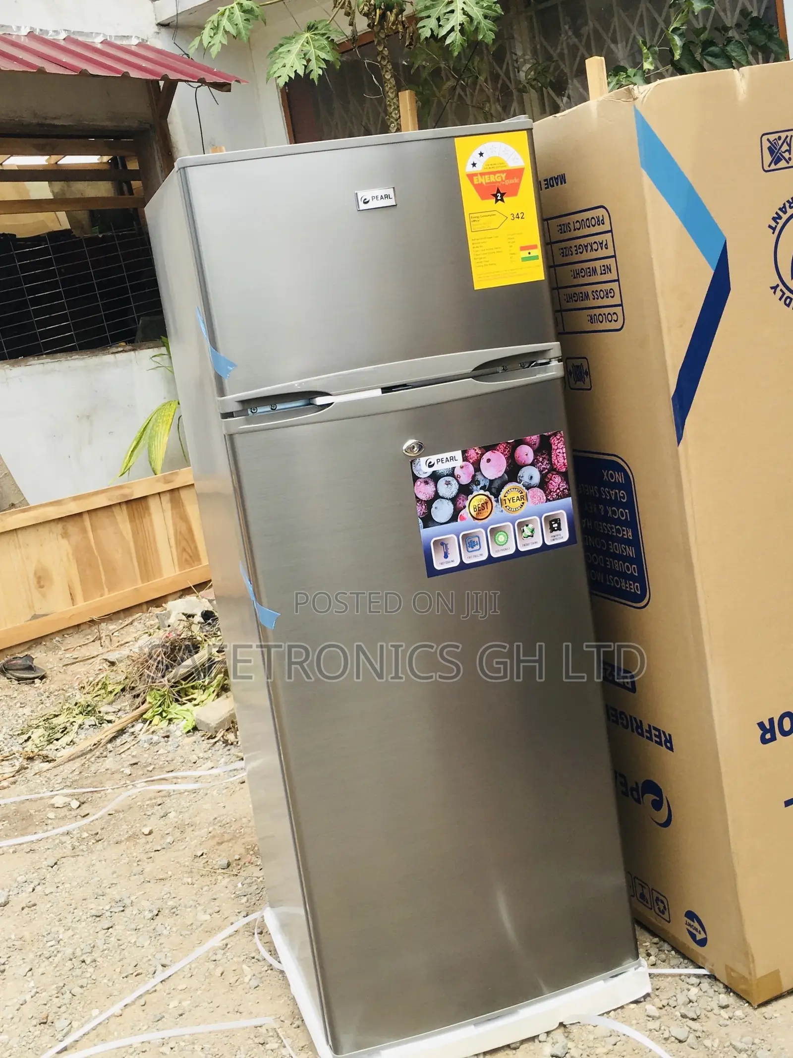 Reliable Gray Doubledoor Pf-250 205L Topfreezer Fridge 