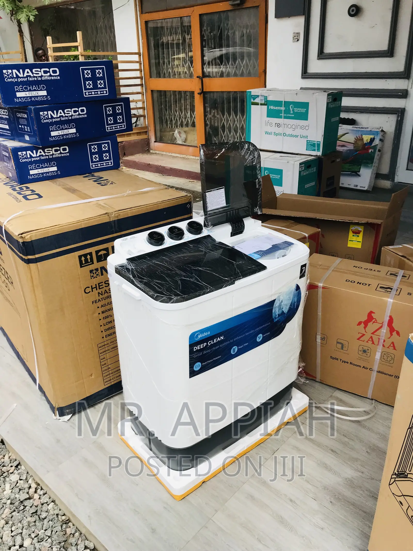 Semi-Automatic Midea 7kg Top Load Washingmachine + Spin Dry