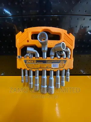 Ingco L-Angled Socket Wrench Set - Laswt0901