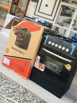 Best 60x60 Ferre 4 Gas Burner Oven With Grill Cooker 