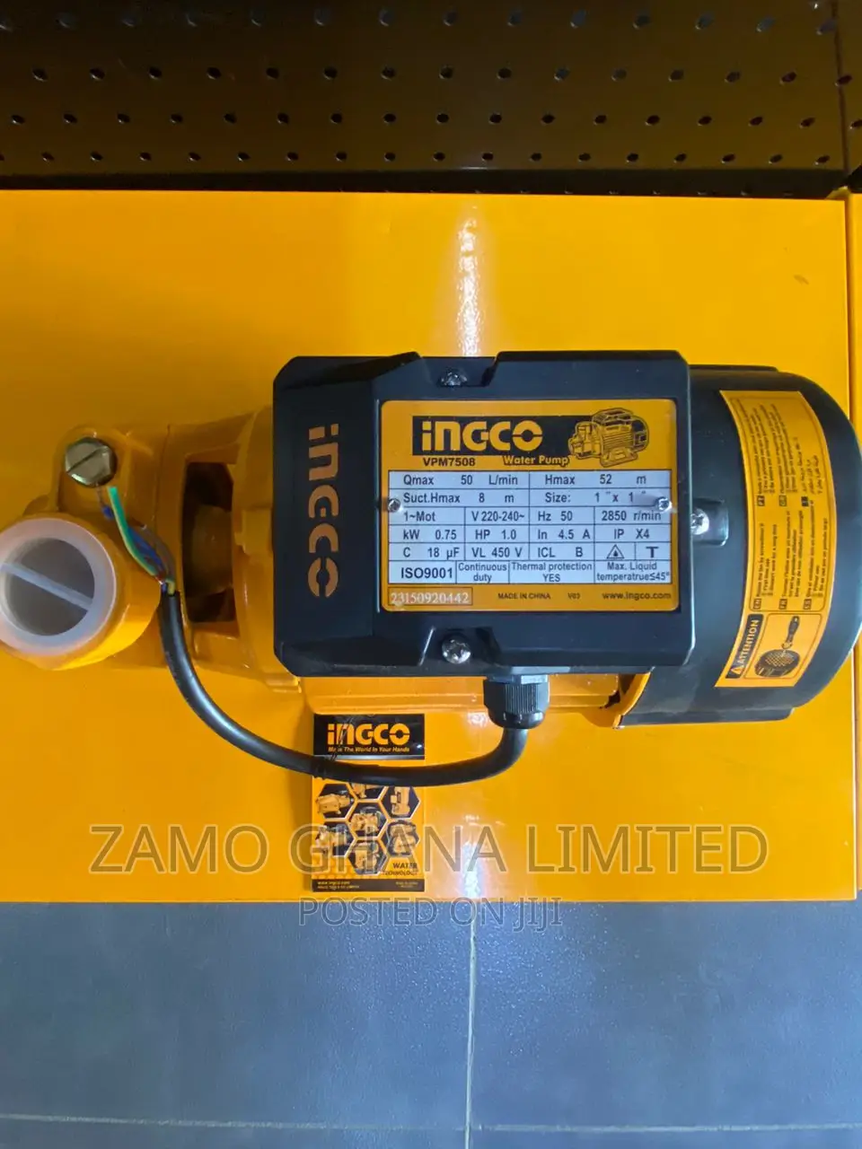 Water Pump 1hp - Vpm7508