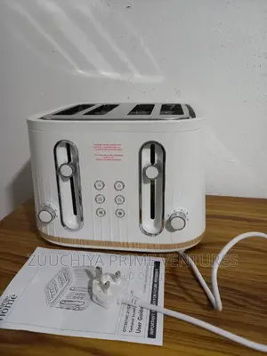 Toaster 4 Portion George Home Cream Wood..... From Uk 🇬🇧