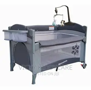 Foldable Mama Kids Baby Playpen Co Sleeper,Changing Table