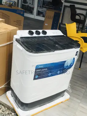 Twintub Washingmachine 7kg Topload Semiautomatic Midea White
