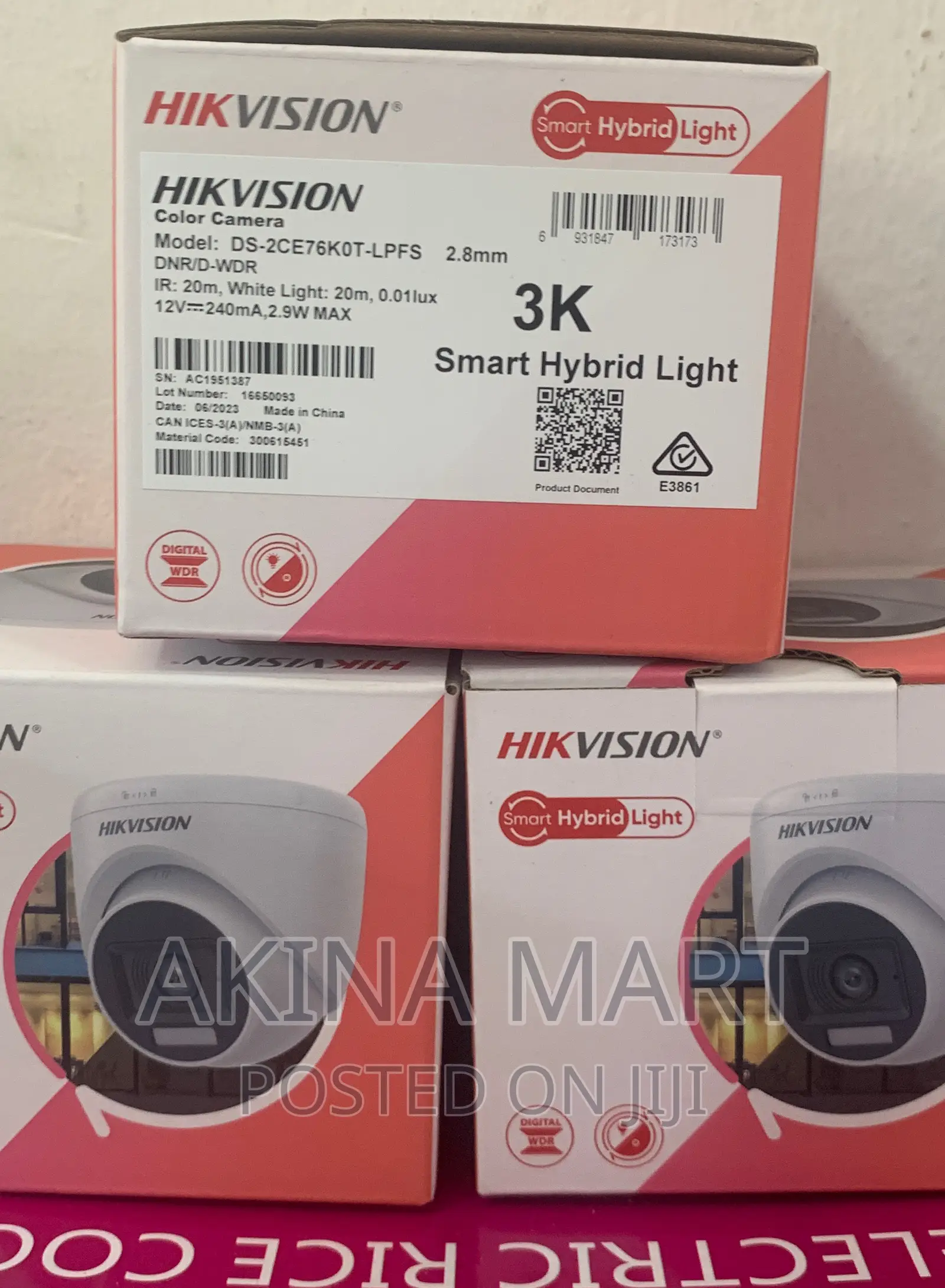 Hikvision Hybrid Smart Light Camera 5mp Analog