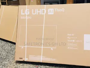 Black UQ90 86 Inches Glossy LED LG Smart UHD Quality Tv