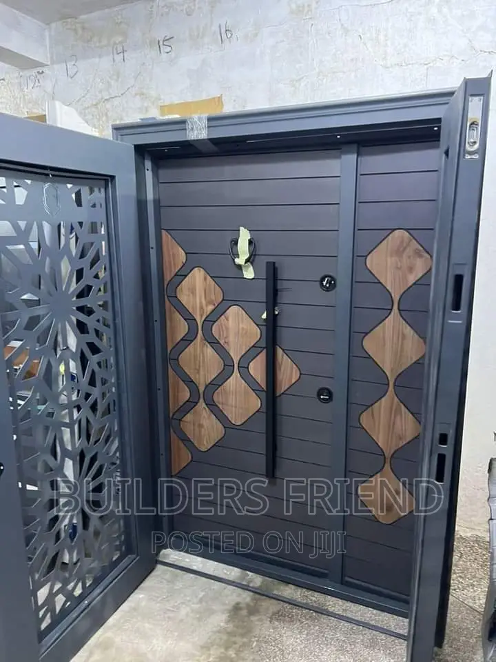 Executive Door in Burglarproof Turkish Heavy Security Door+Dual Lock