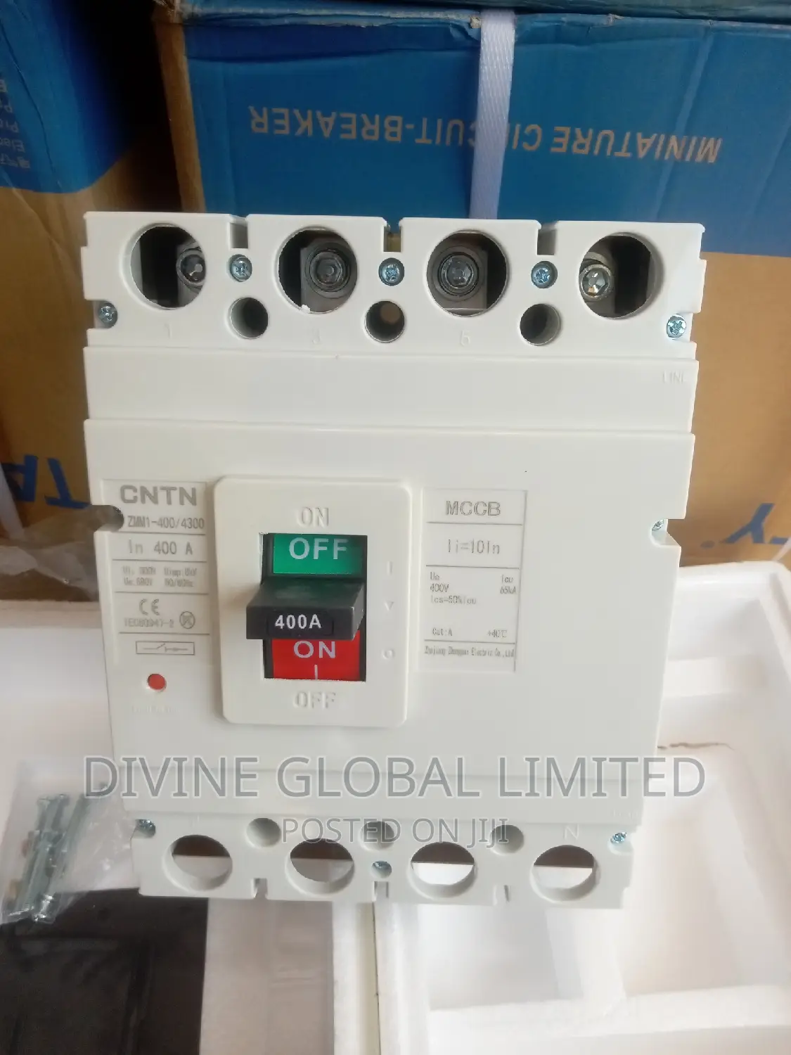 400a 4pole McCb Circuit Breaker