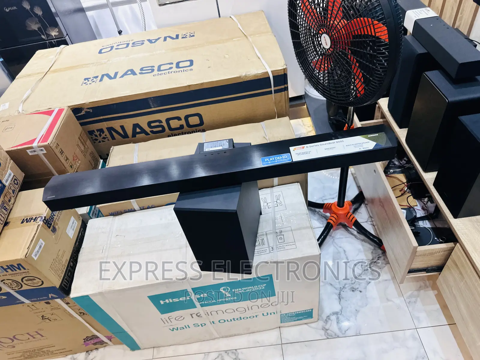 B650 Soundbar With Woofer Audio Power Quality Samsung