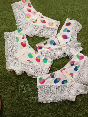Quality Ladies Lace Cotton Panties for 12pcs