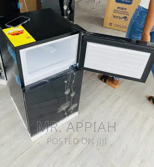 Super Classic Pearl Table Top Electric Refrigerator(Black).