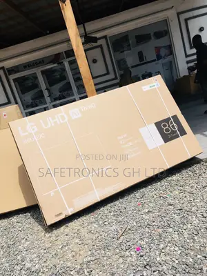 86 Inches Glossy LED UHD Smart LG UQ90 Black Electric Tv