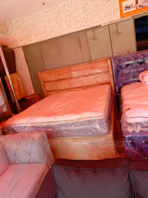 Classic Queen Size Bed With Mattress . Free Delivery