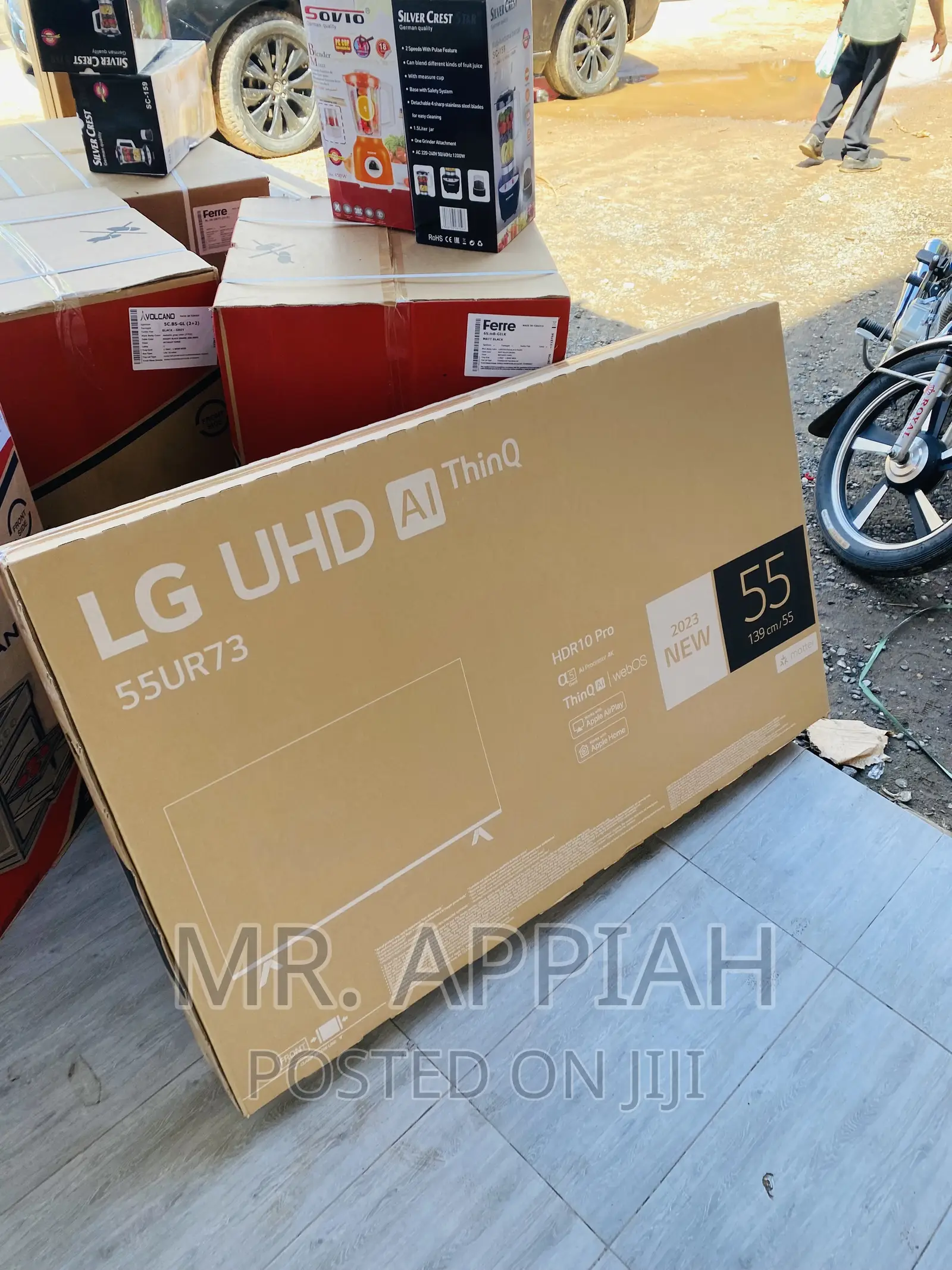 Durable and Affordable LG 55UR7300 55” Smart Tv(Black)