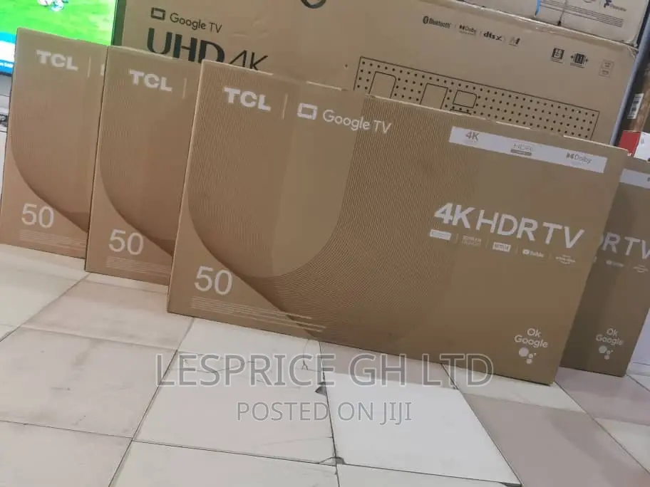 TCL 50” Android Smart Tv Frameless