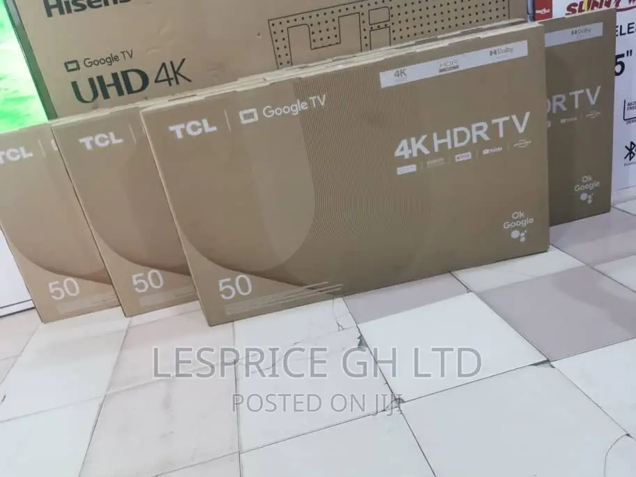 TCL 50” Android Smart Tv Frameless