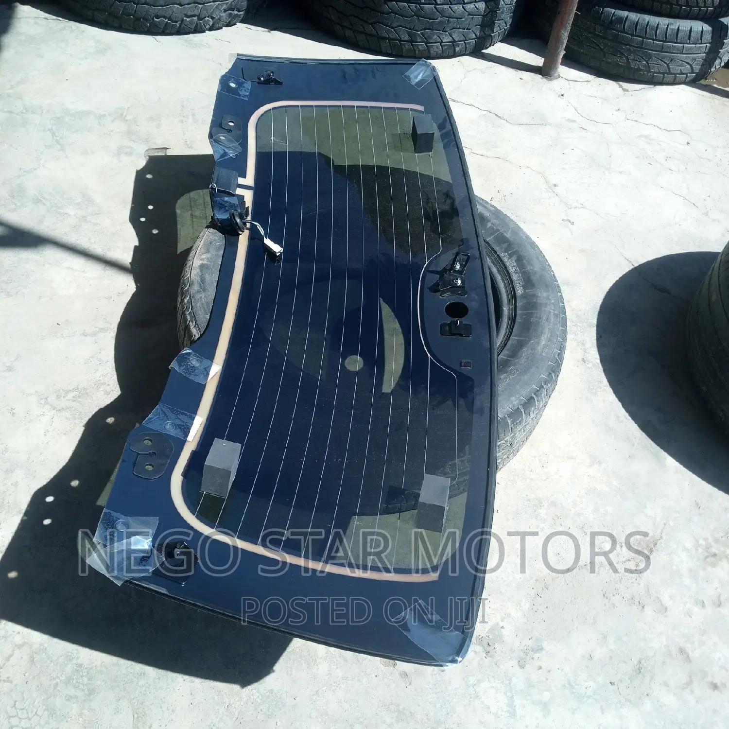 Toyota Highlander 2013 Back Glass Tinted
