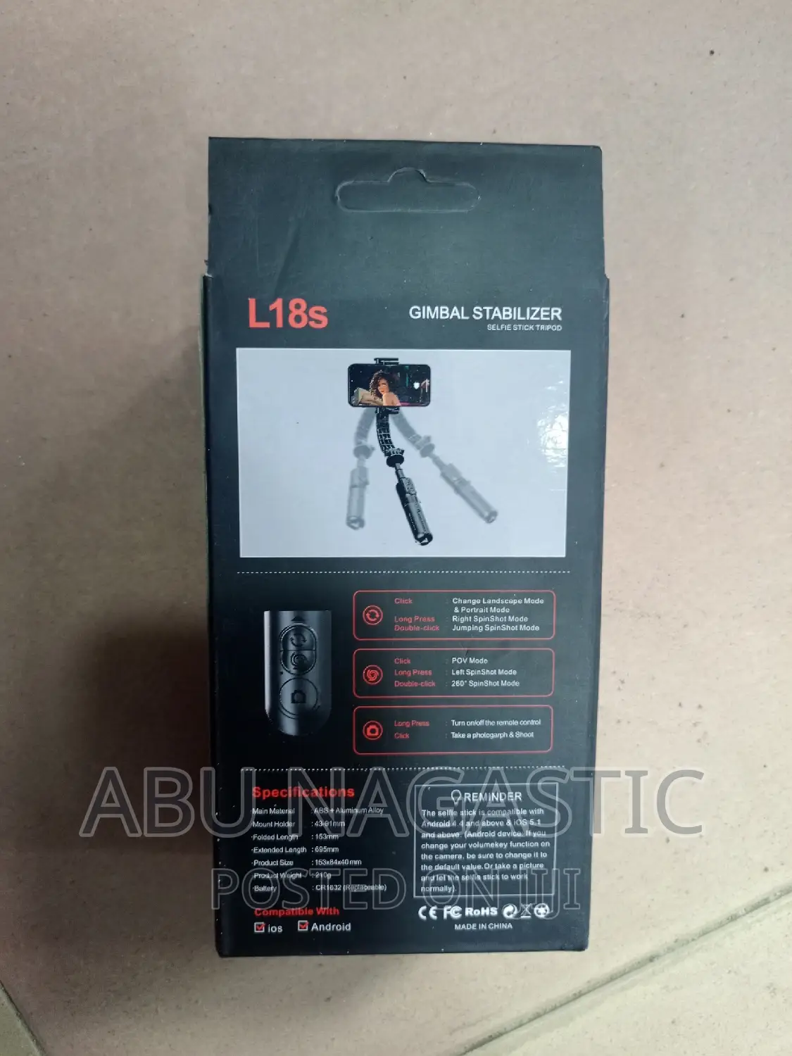 L18S Mini Gimbal Stabilizer