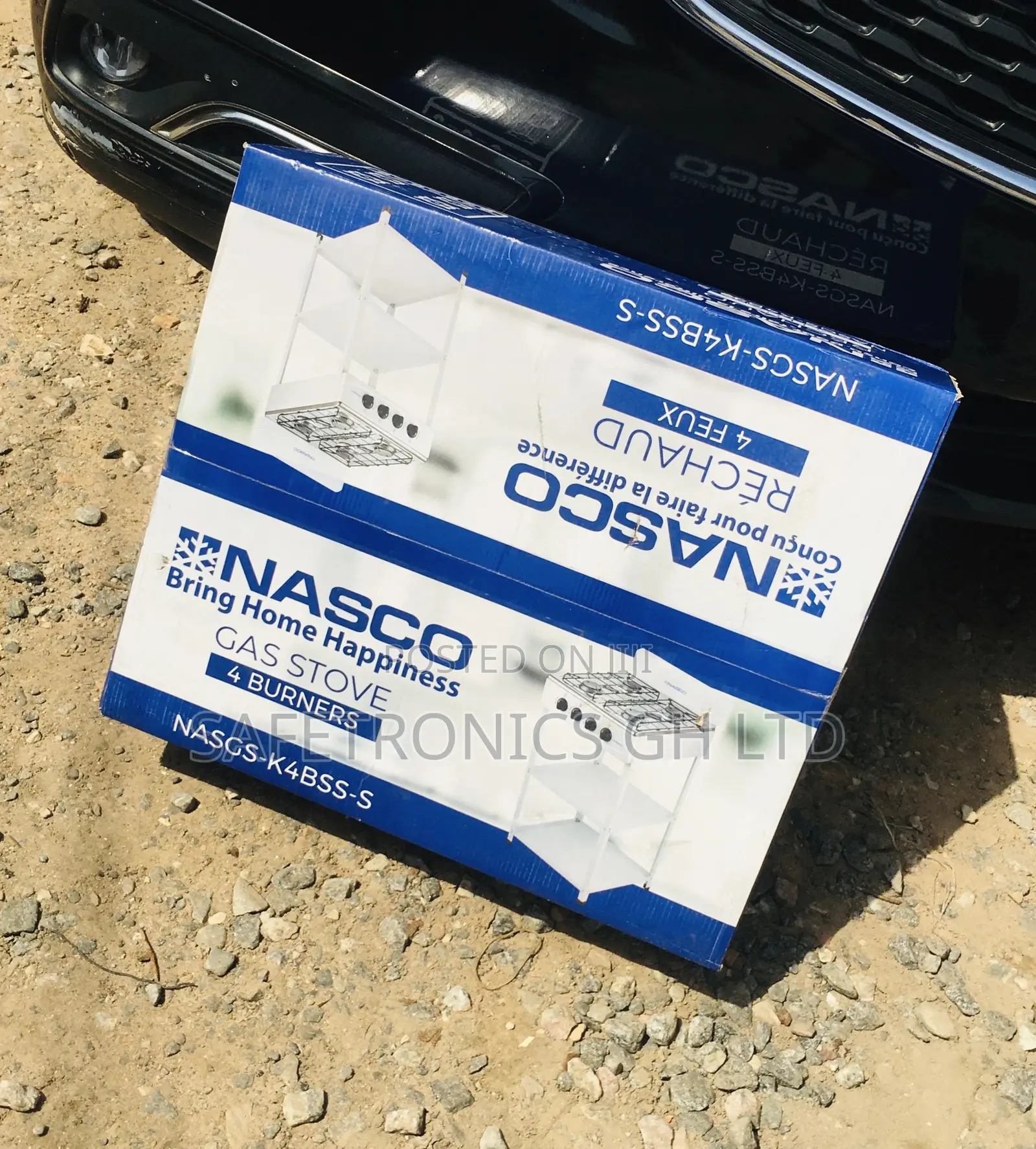 Nasco 4 Gas Burner Standing White Affordable Cooker